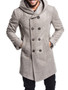 Trench Coat Style Outwear Casual Long Hooded Overcoat