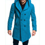 Trench Coat Style Outwear Casual Long Hooded Overcoat