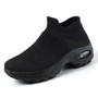 Sneakers Shoes Flat Slip on Platform Breathable Mesh Sock