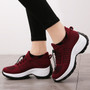 Women Flat Platform Breathable Mesh Sneakers