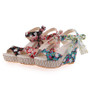 Summer Beach Boho Floral Wedge Sandals