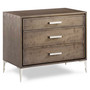 Chloe 3 Drawer Nightstand