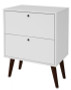 2- Drawer Nightstand in White