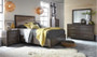 6pc Queen Bedroom Set Gray/ Storage