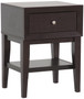 Baxton Studio Gaston Modern Accent Table and Nightstand, Brown