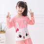 Baby Kids Pajamas Sets Boys Cotton Sleepwear Suit Autumn Girls Long Sleeve Pijamas Tops+Pants 2pcs Children Clothing