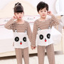 Baby Kids Pajamas Sets Boys Cotton Sleepwear Suit Autumn Girls Long Sleeve Pijamas Tops+Pants 2pcs Children Clothing