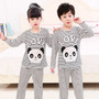 Baby Kids Pajamas Sets Boys Cotton Sleepwear Suit Autumn Girls Long Sleeve Pijamas Tops+Pants 2pcs Children Clothing