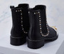 Rivet Boots Genuine Leather Ankle Boots