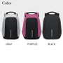 Men Travel  Waterproof  15 inch Laptop Backpack USB Charging Anti Theft Backpack