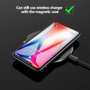 Magnetic Case for iPhone XR XS MAX X 8 Plus 7 + Metal Tempered Glass Back Magnet Cases Cover for iPhone 7 6 6S Plus Case