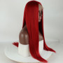 Red Wig Straight Synthetic Lace Front Wig