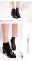 Half Short Ankle Boots Winter Martin Snow Botas Fashion Footwear Warm Chunky Heels Boot Shoes