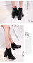 Half Short Ankle Boots Winter Martin Snow Botas Fashion Footwear Warm Chunky Heels Boot Shoes