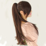 Long Claw Clip Drawstring Ponytail Hair Extensions   Synthetic Hairpieces