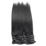 Brazilian Straight Virgin Hair Clip In Human Hair Extensions 7 Pieces/Set 120g/set