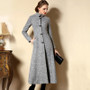 Vintage Wool Coats Woolen Jacket Outerwear Cashmere long Trench Overcoat