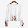 Long Sleeve O Neck Printed Shirt Blouse Casual Pullover Tops