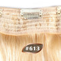 70g-100g Straight Clip In Hair Extensions Blonde Color Machine Made Remy Hair One piece Set 5 Clip-in 100% Human Hair