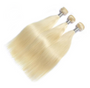 Platinum Blonde Straight Remy Human Hair1/3/4 613 Blonde
