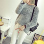 Fuzzy pullover sweater