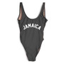 Jamaica printed monokini one piece bikini swimsuit