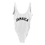 Jamaica printed monokini one piece bikini swimsuit