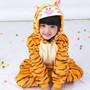 Children Pajamas Winter Sleepwear Boys Onesies Girls Pajama Set Cute Kigurumi Stitch Unicorn Skeleton Animal Kids Pyjama Pijama