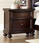 Fowler California King 5 Piece Bedroom Set in Dark Cherry