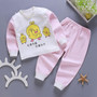 2020 New Baby Kids Pajamas Sets Cotton Long Sleeved Tshirt+pant Cartoon Girl Clothing Autumn 2pcs Sleepwear Suit Pyjama Trousers