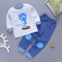 2020 New Baby Kids Pajamas Sets Cotton Long Sleeved Tshirt+pant Cartoon Girl Clothing Autumn 2pcs Sleepwear Suit Pyjama Trousers