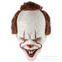 Stephen King's It Mask Pennywise Horror Clown Joker Mask Clown Latex  Mask Halloween Cosplay Costume Props