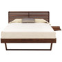 Copeland Furniture Contour Bed with Right Shelf Nightstand