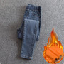 Large Size Slim Casual Jeans Pencil Pants 5xl Plus Size