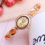 Fashion luxury watches rose gold ultra-thin bracelet watch