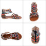 Bohemian Sandals Flat Shoes Gladiator Roman Boho Colorful sandal
