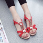 Boho Sandals Leather Flat Sandals