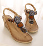 Bohemian shoes beaded sandals