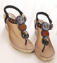 Bohemian shoes beaded sandals