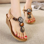 Bohemian shoes beaded sandals
