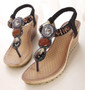 Bohemian shoes beaded sandals