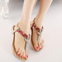 Bohemia Flat Women Sandals Sexy String Bead Beach Summer shoes