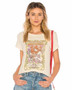 Boho Gypsy Girl Print Cotton T-shirt