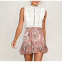 Bohemian summer Floral print in Ruffle skirt