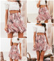 Bohemian summer Floral print in Ruffle skirt