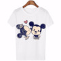 Lovely Cartoon O-Neck Casual Short Sleeve T-Shirt