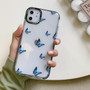 Blue Butterfly - Protective Soft iPhone Case