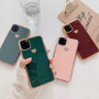 Electroplated Heart iPhone Case