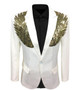 The "Angelic" Blazer Suit Jacket - Pearl White