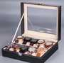 Leatherette Wrist Watch Display Box Organizer Storage Box Watch Holder Jewelry Display Case